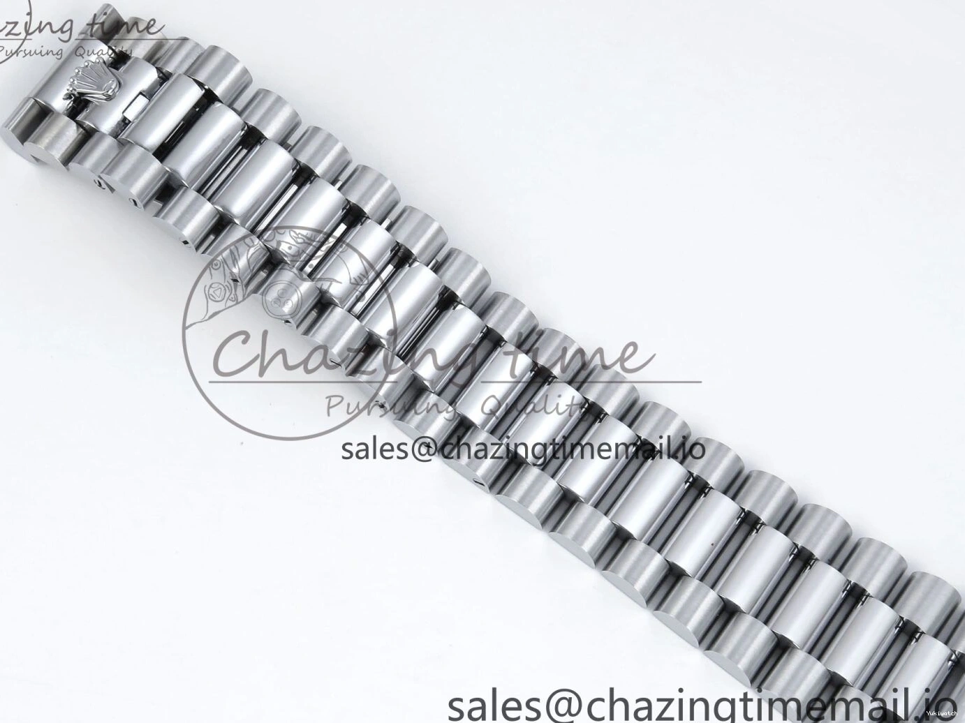 SS DayDate 1:1 Best Bezel QF A2836 40 Diamonds on Weight) Bracelet V5 (Gain Blue President Dial Diamonds Edition 0504